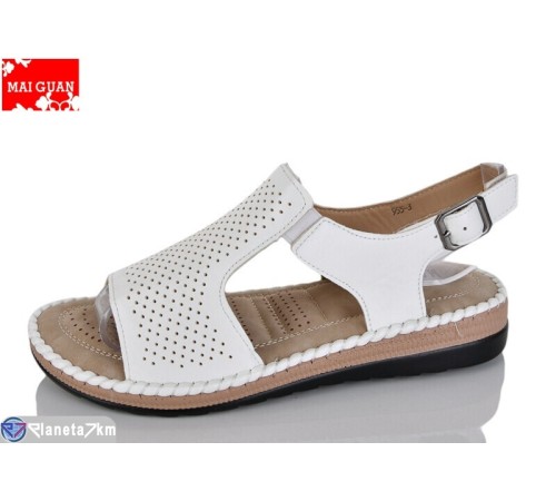 Босоніжки жіночі на літо (8 пар р.36-41) білий  "Maiguan"