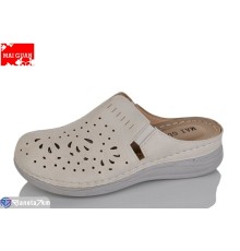 Шлепки жіночі на літо (8 пар р.36-41) бежевий  "Maiguan"