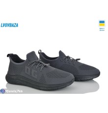 Кросівки чоловічі на літо (8 пар р.40-45) сірий  "LEOBAZA"