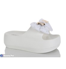 Шлепки жіночі на літо (8 пар р.36-41) білий  "Belossa"