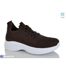 Кросівки жіночі на літо (8 пар р.36-41) коричневий  "Belossa"