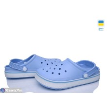Кроки жіночі на літо (6 пар р.36-41) блакитний  "LEO"