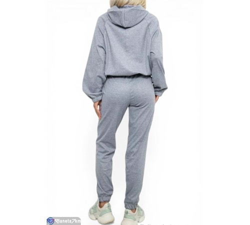 Спортивний костюм жіночий на весну/осінь (4 шт. р.сетка M-2XL) сірий  "Masari"