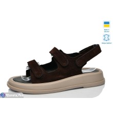 Босоніжки жіночі на літо (6 пар р.36-40) коричневий  "Marmilad"