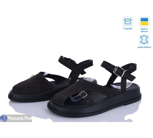 Босоніжки жіночі на літо (6 пар р.36-40) коричневий  "Linda"