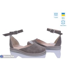 Босоніжки жіночі на літо (6 пар р.36-40) сірий  "Linda"