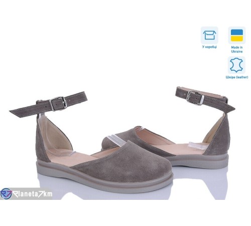 Босоніжки жіночі на літо (6 пар р.36-40) сірий  "Linda"