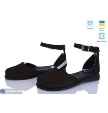 Босоніжки жіночі на літо (6 пар р.36-40) коричневий  "Linda"