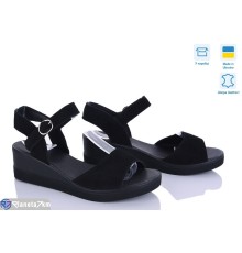 Босоніжки жіночі на літо (6 пар р.36-40) чорний  "Linda"