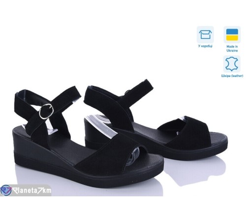 Босоніжки жіночі на літо (6 пар р.36-40) чорний  "Linda"