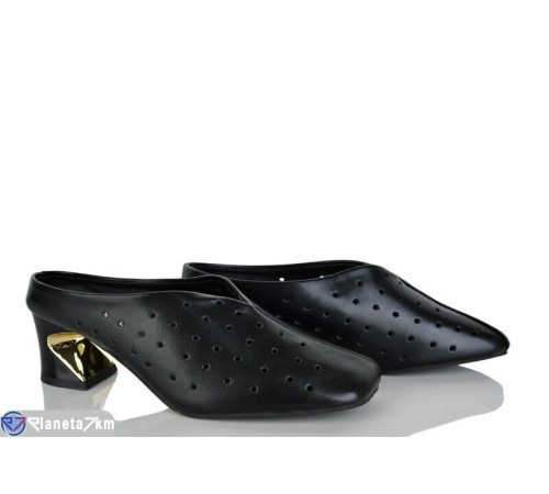 Шлепки жіночі на літо (8 пар р.37-40) чорний  "TIMUS-OPT"