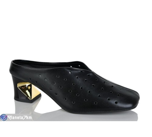 Шлепки жіночі на літо (8 пар р.37-40) чорний  "TIMUS-OPT"