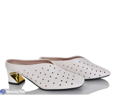 Шлепки жіночі на літо (8 пар р.37-40) бежевий  "TIMUS-OPT"