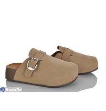 Шлепки жіночі на літо (8 пар р.37-40) бежевий  "TIMUS-OPT"