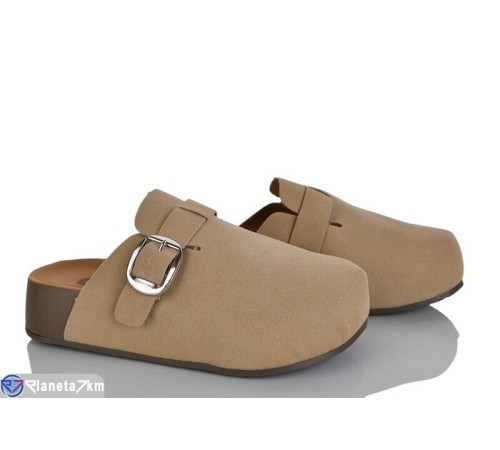 Шлепки жіночі на літо (8 пар р.37-40) бежевий  "TIMUS-OPT"