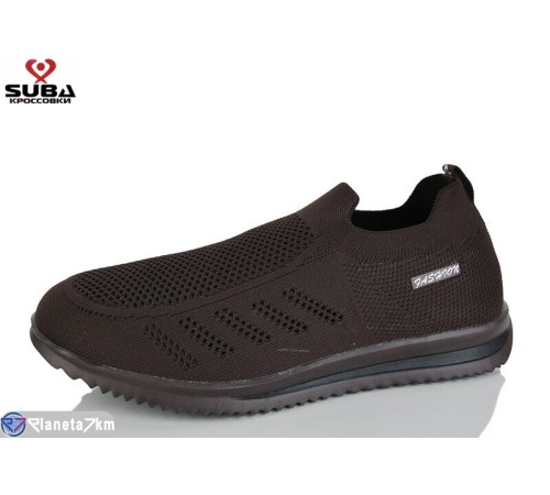Кросівки чоловічі на літо (8 пар р.41-46) коричневий  "SUBA"