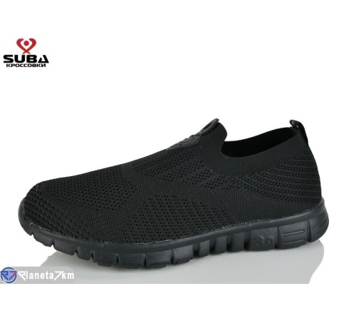 Кросівки чоловічі на літо (8 пар р.41-46) чорний  "SUBA"