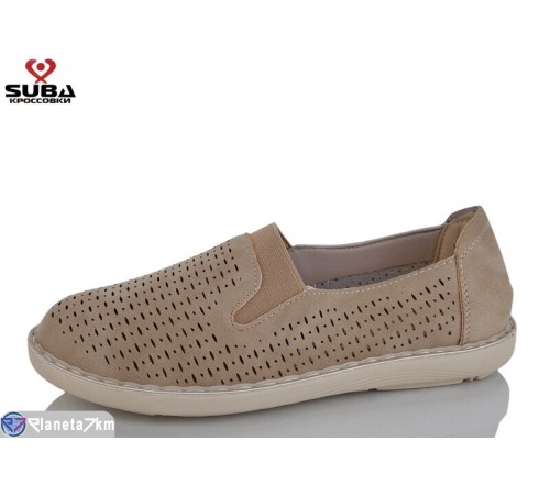 Туфлі жіночі на літо (8 пар р.37-41) коричневий  "SUBA"