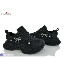 Кросівки жіночі на весну/осінь (6 пар р.37-42) чорний  "Veagia-ADA"