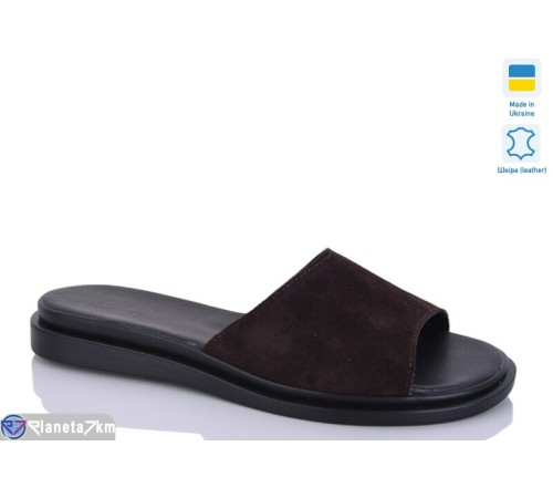 Шлепки жіночі на літо (6 пар р.36-40) коричневий  "LIKA"
