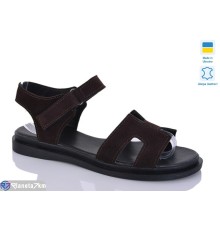 Босоніжки жіночі на літо (6 пар р.36-40) коричневий  "LIKA"