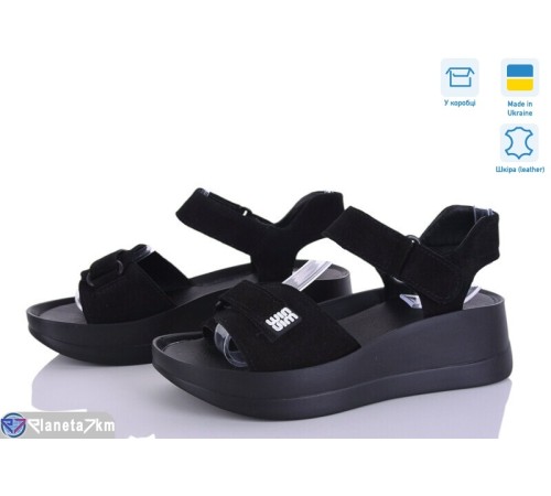 Босоніжки жіночі на літо (8 пар р.36-40) чорний  "STELUSA"