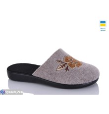 Тапки жіночі на весну/осінь (6 пар р.37-41) бежевий  "INPIRE"