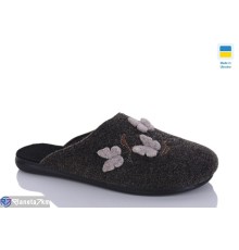 Тапки жіночі на весну/осінь (6 пар р.37-41) коричневий  "INPIRE"