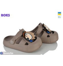 Кроки дитячі на літо (8 пар р.24-29) коричневий  "Roks"