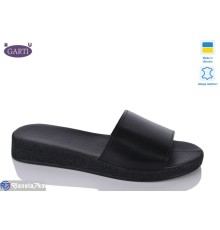Шлепки жіночі на літо (6 пар р.36-40) чорний  "Garti"