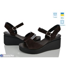 Босоніжки жіночі на літо (6 пар р.36-40) коричневий  "Linda"