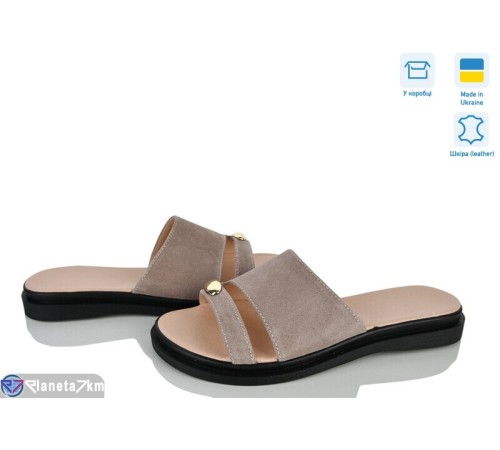 Шлепки жіночі на літо (6 пар р.36-40) бежевий  "Linda"