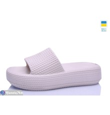 Шлепки жіночі на літо (8 пар р.36-41) бежевий  "LOTTOS"