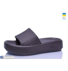 Шлепки жіночі на літо (8 пар р.36-41) коричневий  "LOTTOS"
