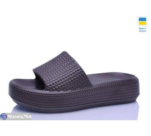 Шлепки жіночі на літо (8 пар р.36-41) коричневий  "LOTTOS"