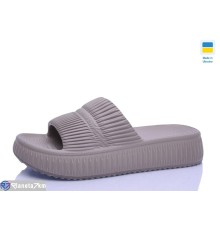 Шлепки жіночі на літо (8 пар р.36-41) коричневий  "LOTTOS"