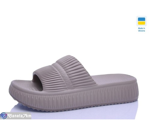 Шлепки жіночі на літо (8 пар р.36-41) коричневий  "LOTTOS"