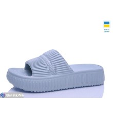 Шлепки жіночі на літо (8 пар р.36-41) сірий  "LOTTOS"