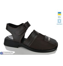 Босоніжки жіночі на літо (6 пар р.37-42) коричневий  "LIKA"