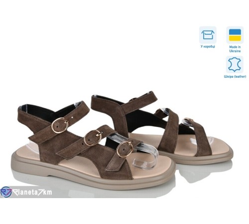 Босоніжки жіночі на літо (8 пар р.36-40) коричневий  "STELUSA"