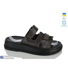Шлепки жіночі на літо (6 пар р.36-40) коричневий  "LIKA"