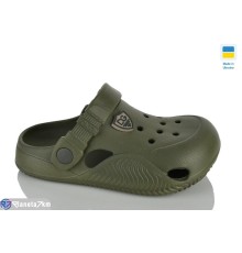 Кроки дитячі на літо (8 пар р.31-36) зелений  "Korka"
