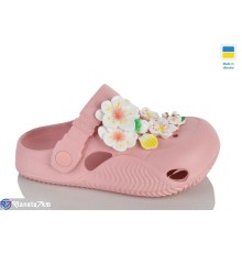 Кроки дитячі на літо (8 пар р.31-36) рожевий  "Korka"