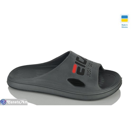 Шлепки чоловічі на літо (6 пар р.41-45) сірий  "Korka"