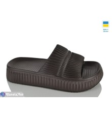 Шлепки жіночі на літо (8 пар р.36-41) коричневий  "Korka"