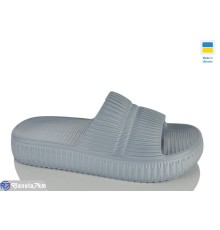 Шлепки жіночі на літо (8 пар р.36-41) сірий  "Korka"