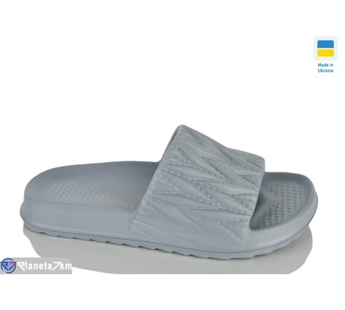 Шлепки жіночі на літо (8 пар р.36-41) сірий  "Korka"