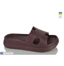 Шлепки жіночі на літо (8 пар р.36-40) коричневий  "Korka"