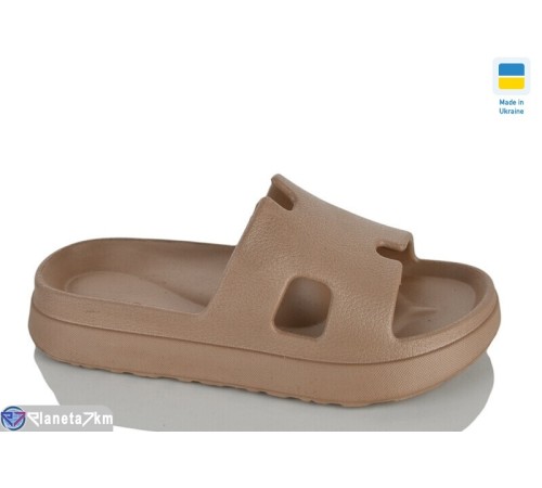 Шлепки жіночі на літо (8 пар р.36-40) коричневий  "Korka"