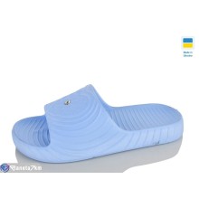 Шлепки жіночі на літо (8 пар р.36-41) блакитний  "Korka"